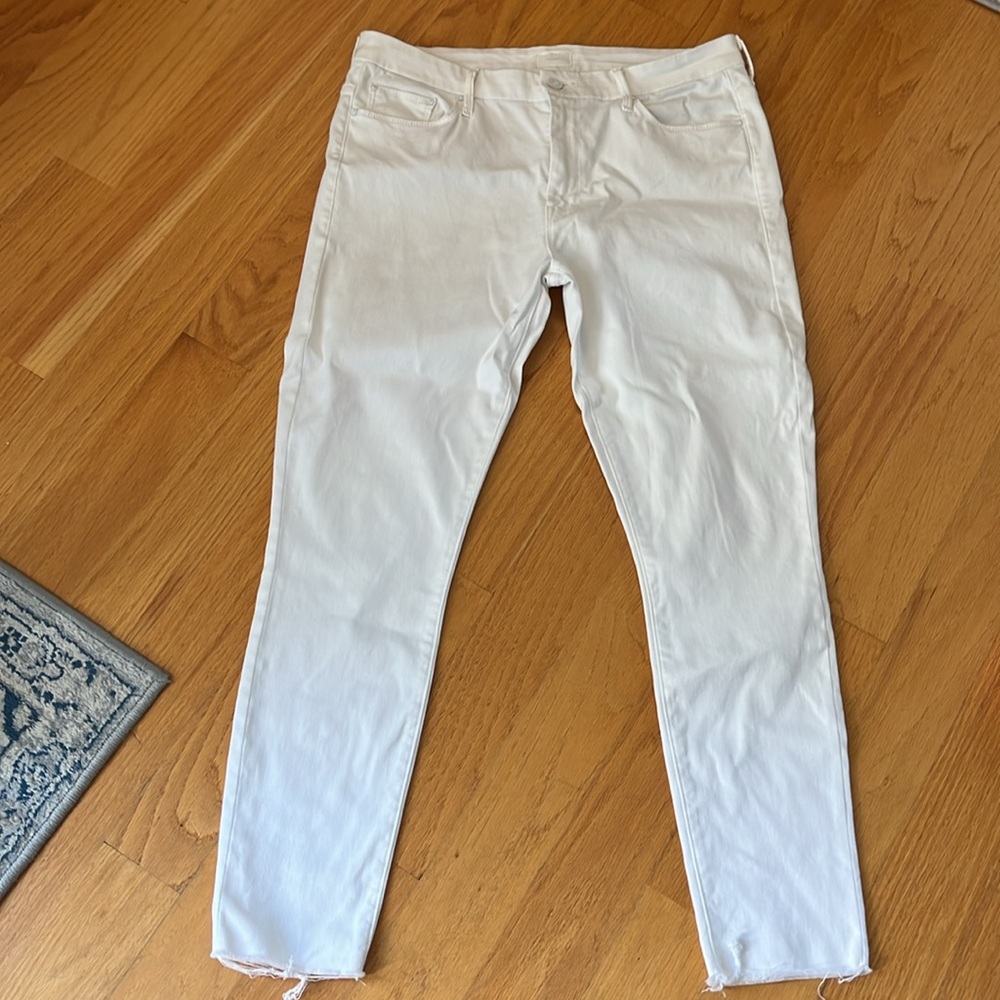 MOTHER High Rise White Women’s Jeans size 32